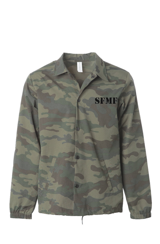 Jacket, Water Resistant Windbreaker: Basic - Camo