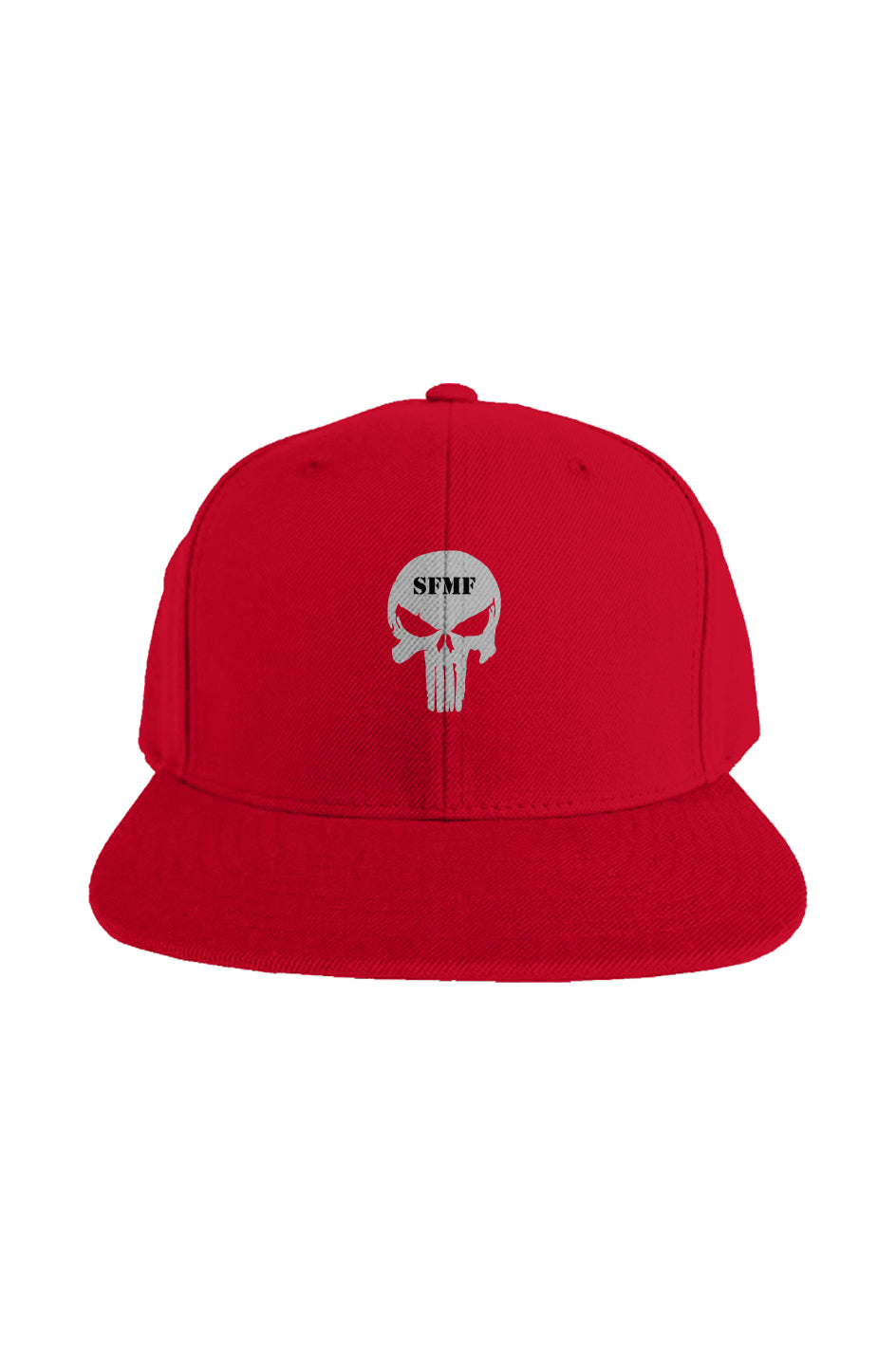 Hat, Snapback: Skull - Red