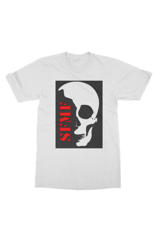 T-Shirt: Shadow Skull - White